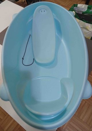 Bañera Bebé Azul Rígida