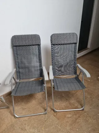 Sillas de terraza/jardín/playa plegables