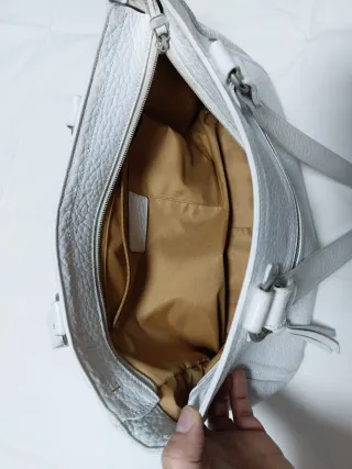 Bolso de mano blanco