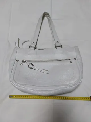 Bolso de mano blanco