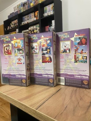 Conjunto VHS Space Jam Português
