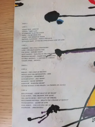 2 Vinilos Grandes Éxitos WEA/CBS