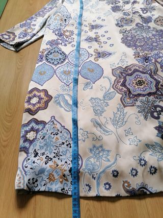 Vestido estampado tela suave talla 50