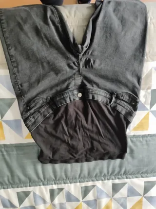 Pantalón vaquero premamá negro