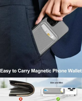 Portafoglio magnetico per iPhone