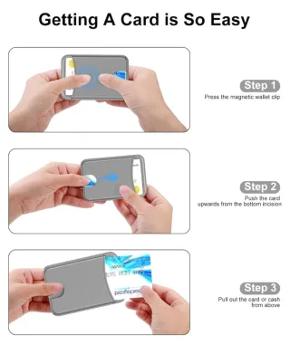 Portafoglio magnetico per iPhone