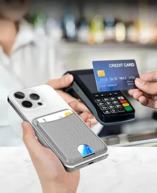 Portafoglio magnetico per iPhone