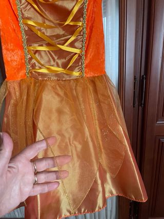 Disfraz Hada Bosque/Elfo Naranja