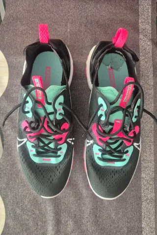Nike React Vision Zapatillas Negras Rosas