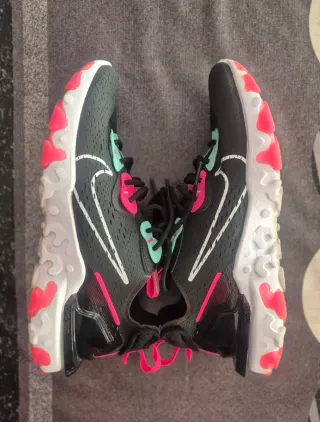 Nike React Vision Zapatillas Negras Rosas