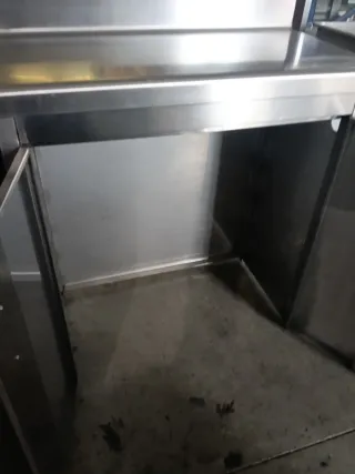 Mueble Acero Inoxidable con Puertas