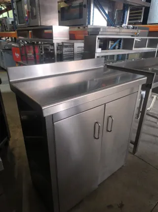 Mueble Acero Inoxidable con Puertas