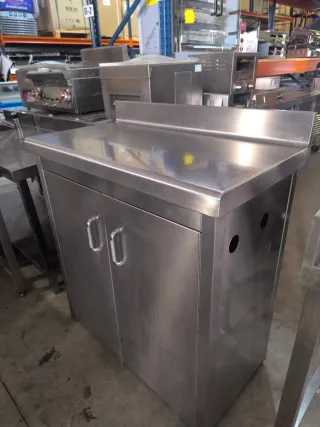 Mueble Acero Inoxidable con Puertas