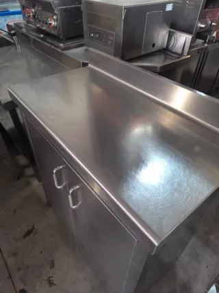 Mueble Acero Inoxidable con Puertas