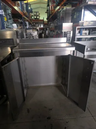 Mueble Acero Inoxidable con Puertas