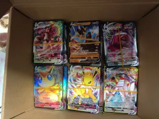 Lote 330+ Cartas Pokémon VMAX, V, Oro