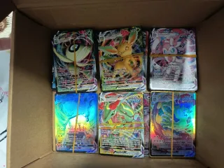 Lote 330+ Cartas Pokémon VMAX, V, Oro