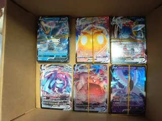 Lote 330+ Cartas Pokémon VMAX, V, Oro