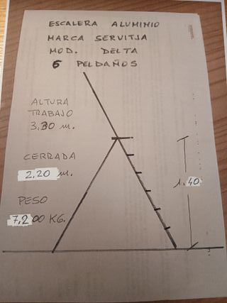 Escalera Aluminio Plegable
