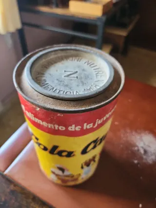 Antiguo bote de colacao montreal 1976