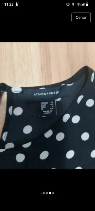 Blusa Atmosphere lunares talla 40