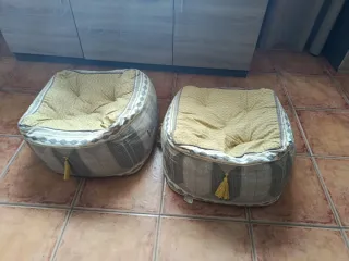 Cojín Puff Diseño Geométrico