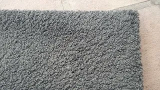 Alfombra gris 150x80cm