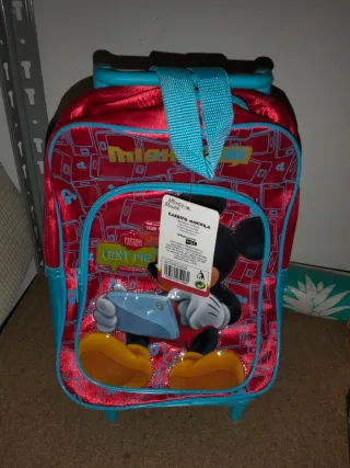 Pack de dos Mochilas infantiles Minnie y Mickey