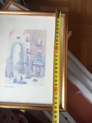 6 Láminas Madrid Vistas Arquitectónicas