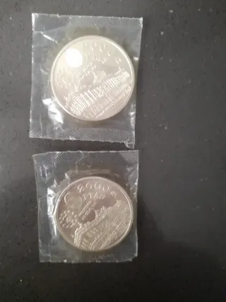 Moneda Plata 2000 Ptas Presidencia Consejo UE