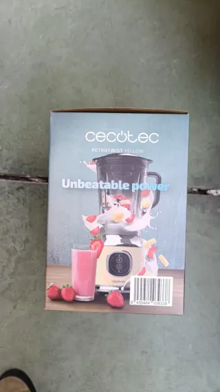 Cecotec Batidora Vaso Retro Crema