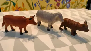 10 Figuras Juguete Niños Animales y Dragones