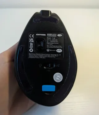 Ratón Vertical Gaming Echtpower con LED azul