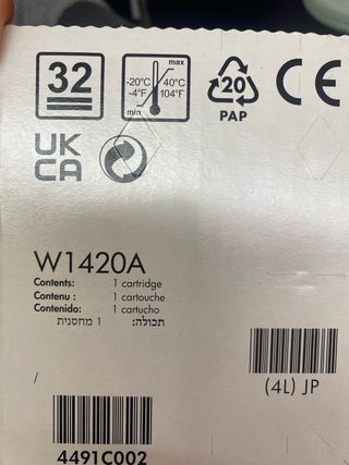 Tóner HP 142A Negro Nuevo
