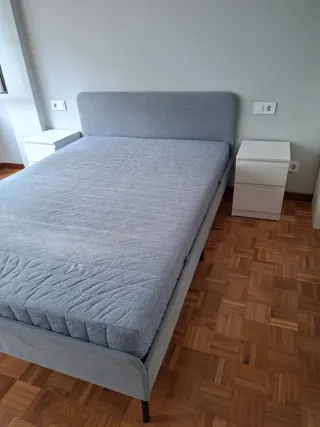 Estructura Cama Ikea 140x200cm + Colchón