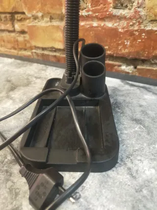 Lámpara Escritorio Fase Negra y Amarilla