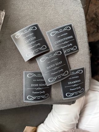 Jaboneras Botella Marrón y Negra