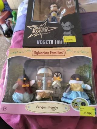 Pack Vegeta Mini Dragon Stars y Familia Pingüinos
