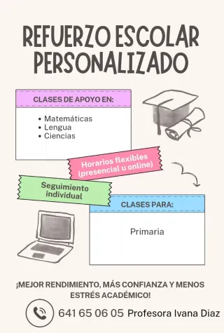 Clases de apoyo escolar