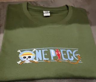 T-shirt One Piece verde