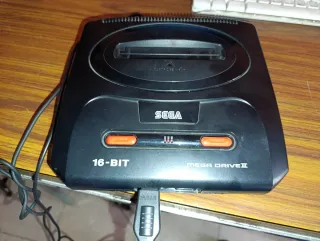 Sega Mega Drive II Consola Negra