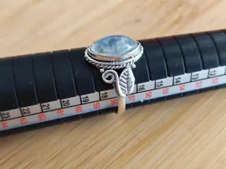 Anillo Plata 925 Piedra Luna