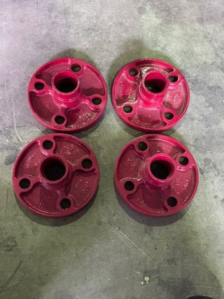 4 Bridas Hierro Fundido 1-1/2