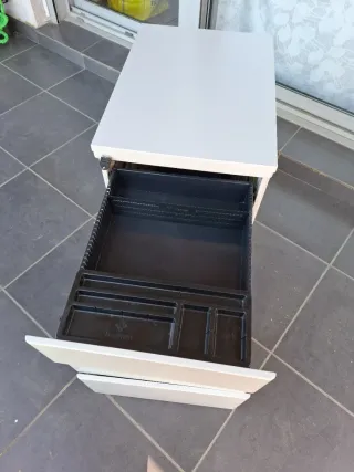 Mueble Archivador 3 Cajones con Ruedas y Llave