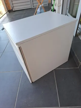 Mueble Archivador 3 Cajones con Ruedas y Llave