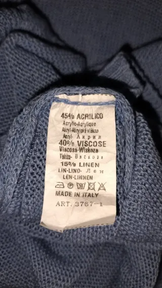 Top punto azul bebé