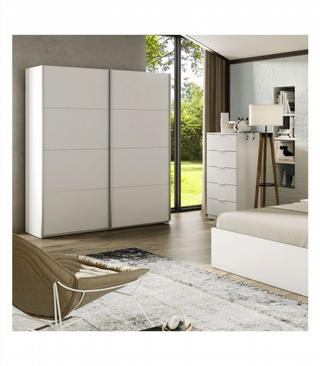 Armario150 X 200 X 60 Cm 2 Puertas Correderas. Bl