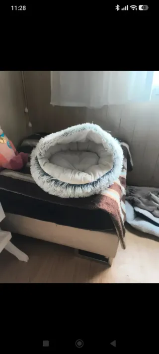 Cama para mascota suave y cómoda