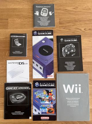 Manuales Varios Nintendo
