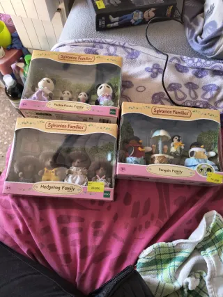 Sylvanian Families: Panda, Erizo y Pingüino
